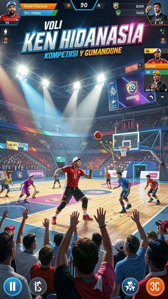 Tangkapan layar menggambarkan fitur multiplayer yang seru.