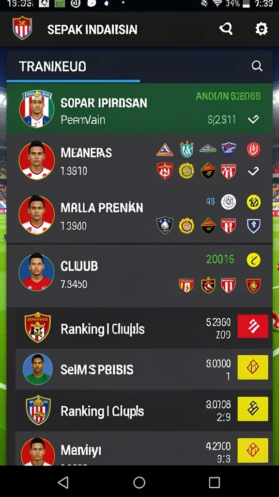 Antarmuka aplikasi yang menarik dan responsif.