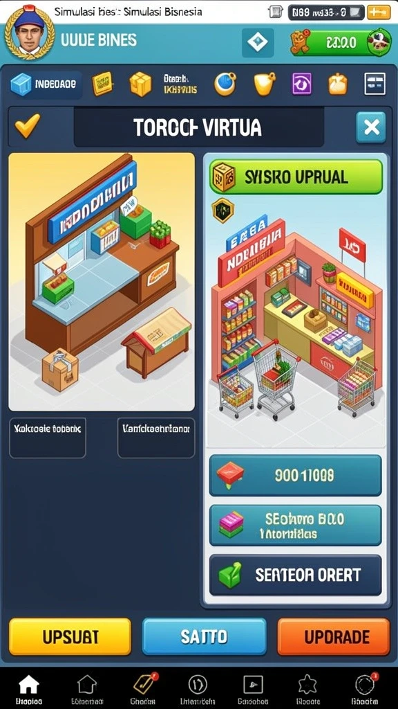 Fitur kustomisasi karakter yang mengasyikkan.
