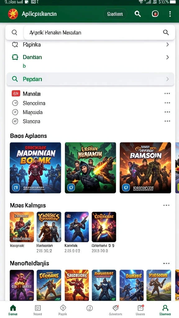Menampilkan karakter utama dalam action yang mendebarkan.