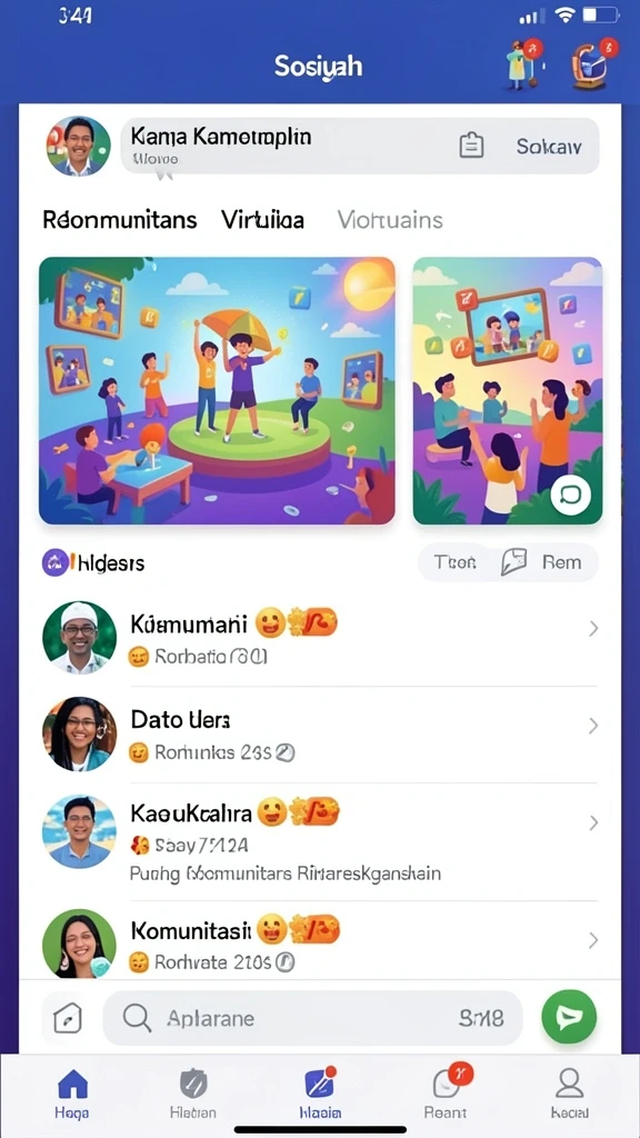 Tampilan antarmuka yang menarik dan mudah digunakan.