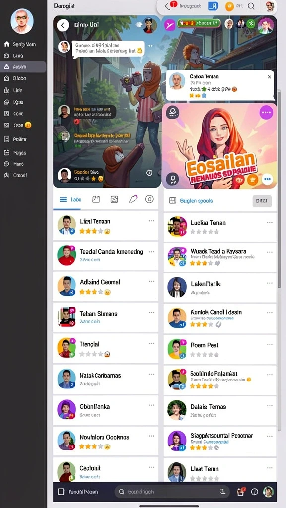 Tampilan antar muka yang sederhana dan mudah digunakan.