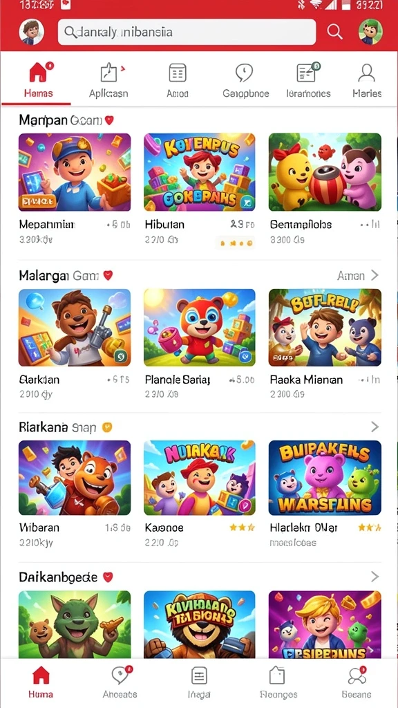 Tantangan yang beragam membuat permainan semakin menarik.