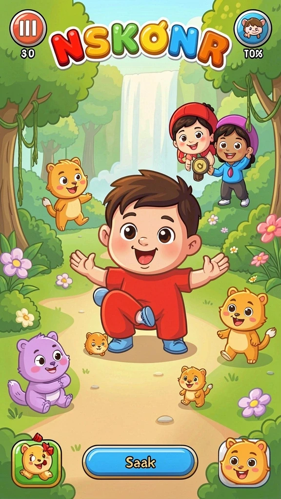 Menu pilihan level yang beragam dan menantang.