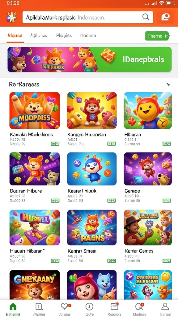 Berbagai karakter menarik untuk dipilih.