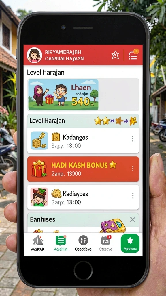 Tampilan awal yang menawan dan mudah dinavigasi.