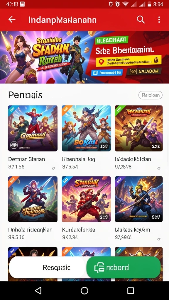 Tampilan antarmuka yang intuitif dan menarik.