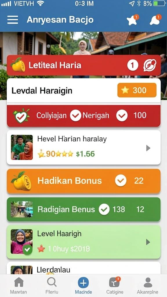 Tampilan antarmuka yang intuitif dan menarik.
