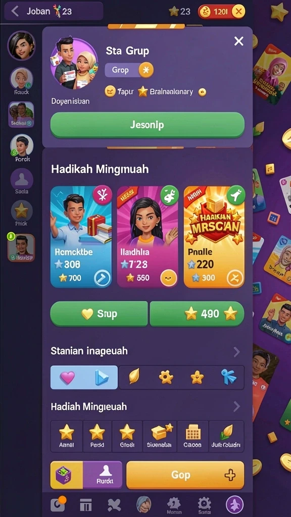 Bervariasi jenis permainan menarik.