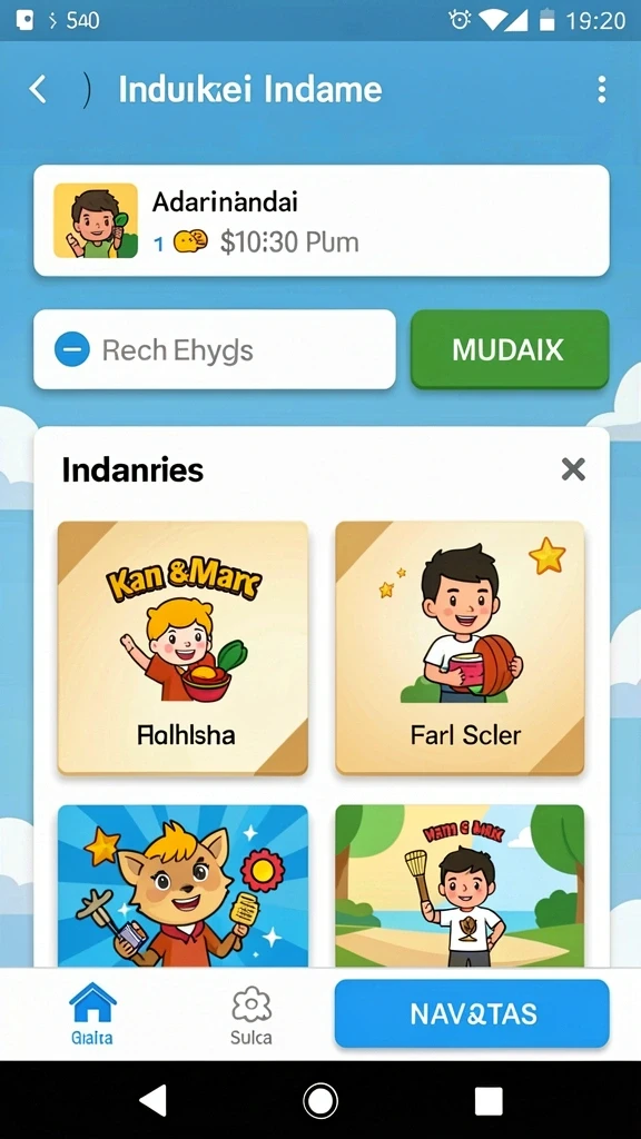Tampilan antarmuka yang menarik dan intuitif.