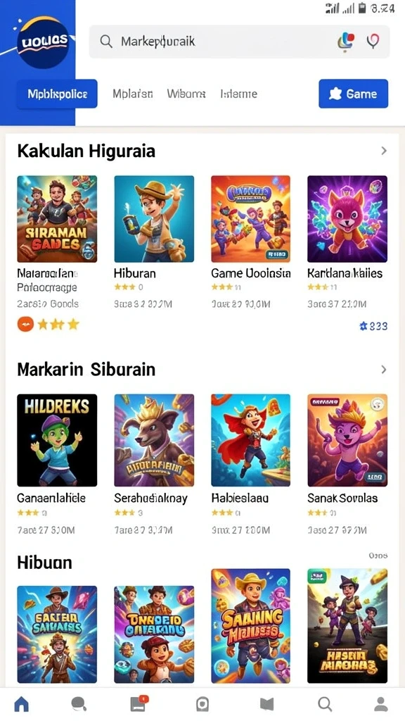 Beragam pilihan permainan untuk semua jenis pemain.