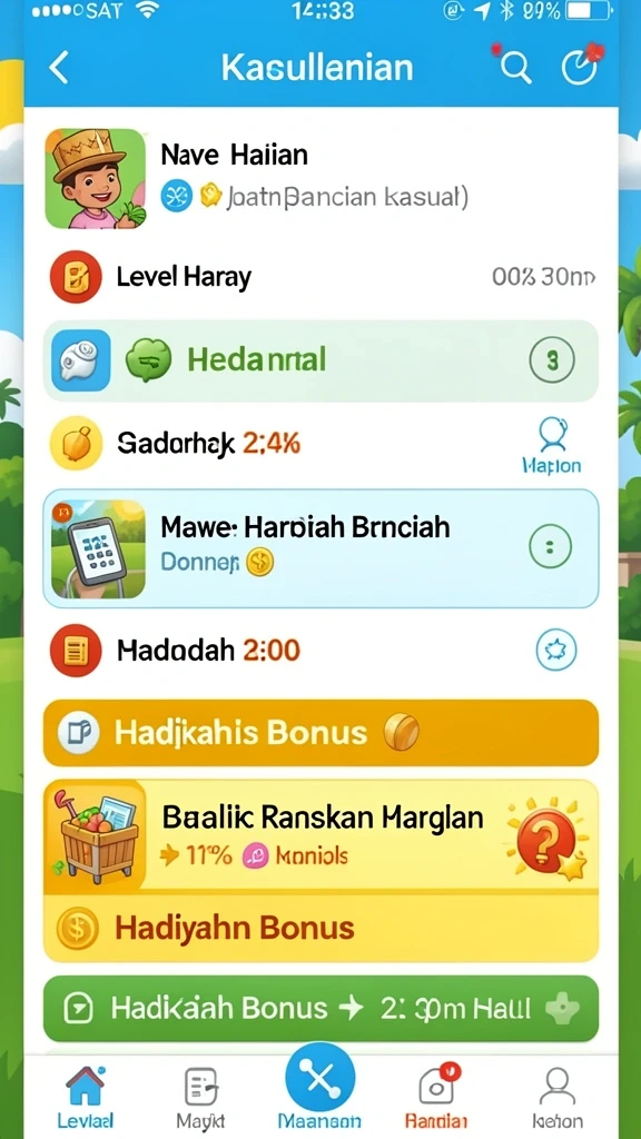 Tampilan antarmuka yang user-friendly dan menarik.