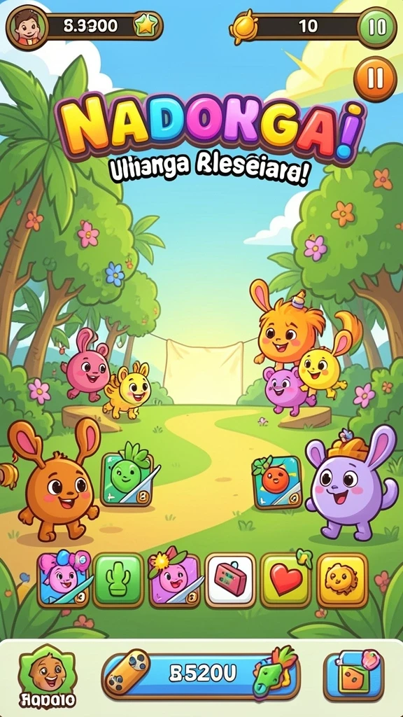 Karakter unik dengan kemampuan yang berbeda-beda.