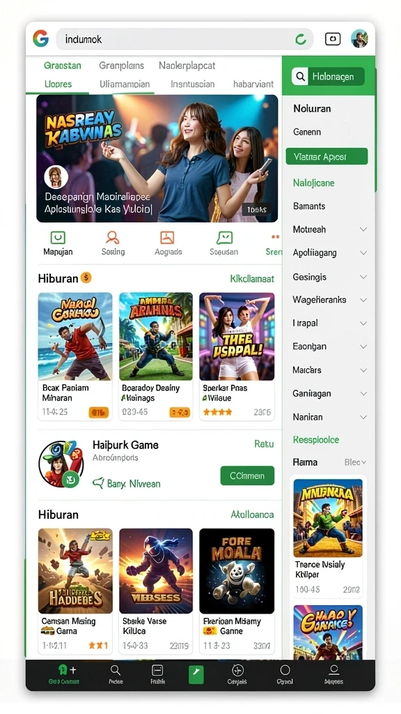 Tampilan antarmuka aplikasi KIKOTOTO yang menarik.