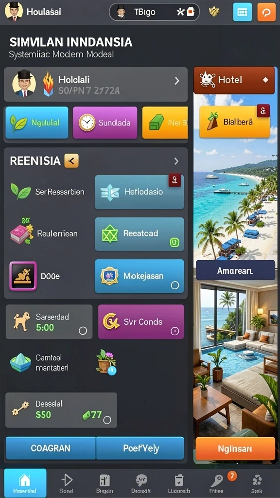 Screenshot menunjukkan grafis menakjubkan dari permainan.
