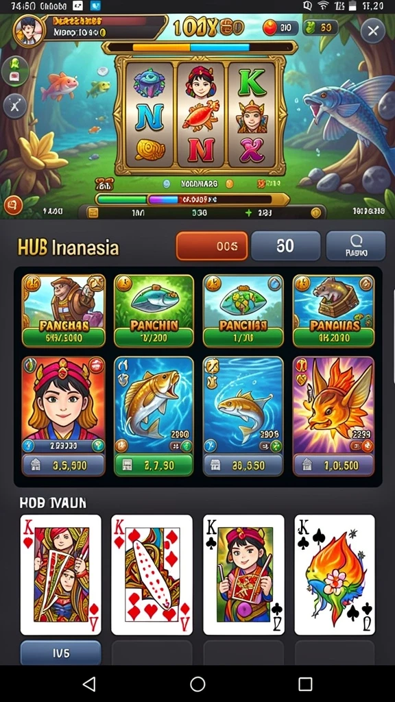 Tampilan utama aplikasi LEDAKSLOT yang menarik.