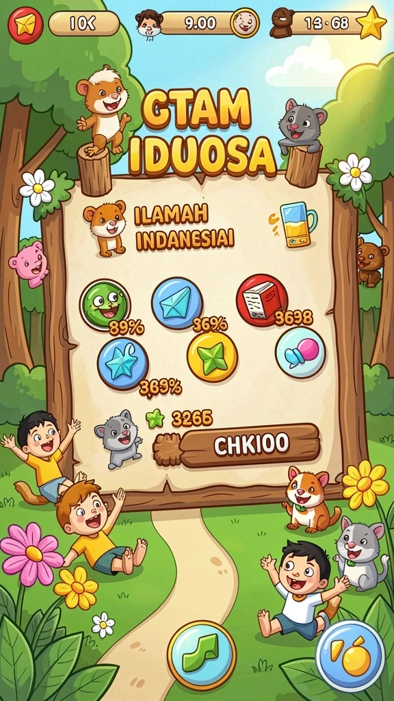 Screenshot yang menunjukkan mode permainan multiplayer dengan teman.