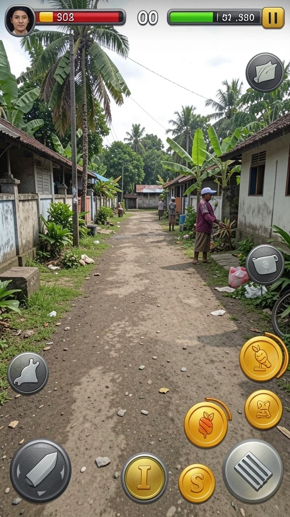 Karakter-karakter dengan desain unik dan menarik.