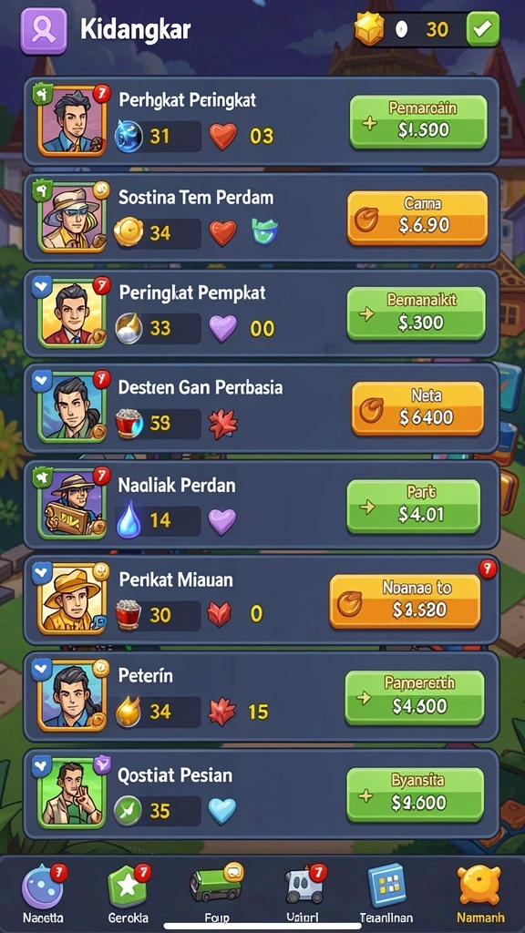 Screenshot menampilkan dunia virtual yang menakjubkan.