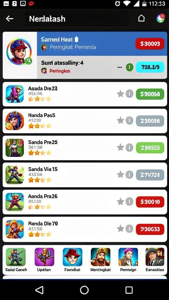 Screenshot menunjukkan hadiah menarik yang bisa didapatkan di MC777.