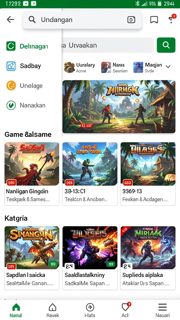 Screenshot menampilkan tampilan level baru yang menarik.