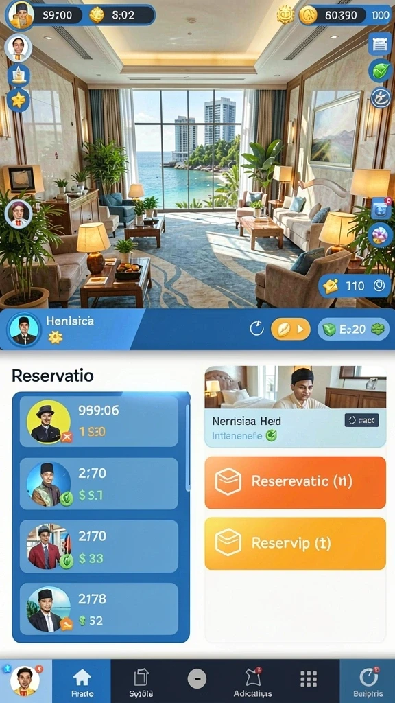 Screenshot menampilkan grafis memukau dari game ORA78.