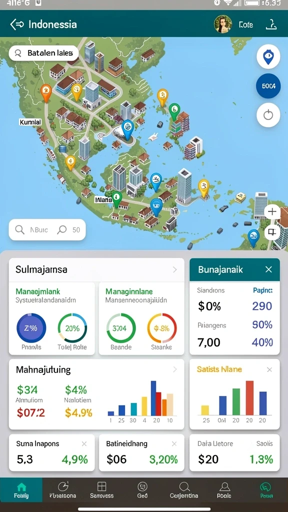 Tampilan menarik yang memanjakan mata.