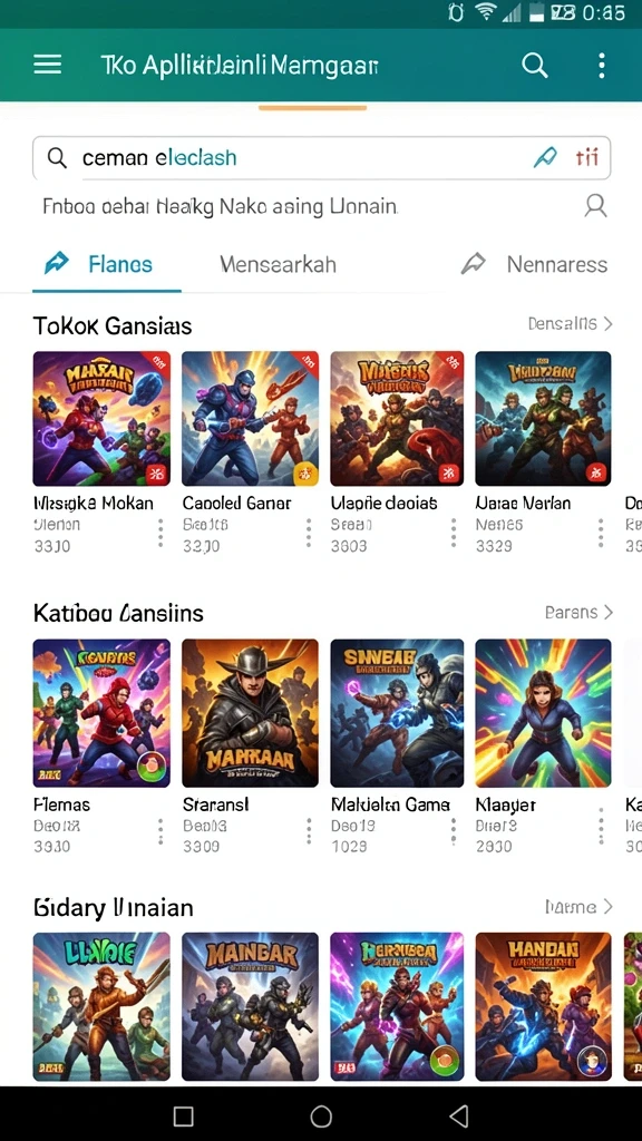 Pemandangan level yang menakjubkan dan menantang.