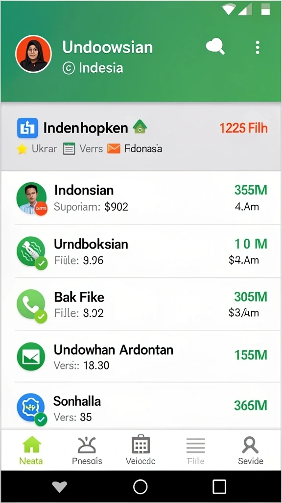 Tampilan awal aplikasi RPVIP2 yang menarik hati.