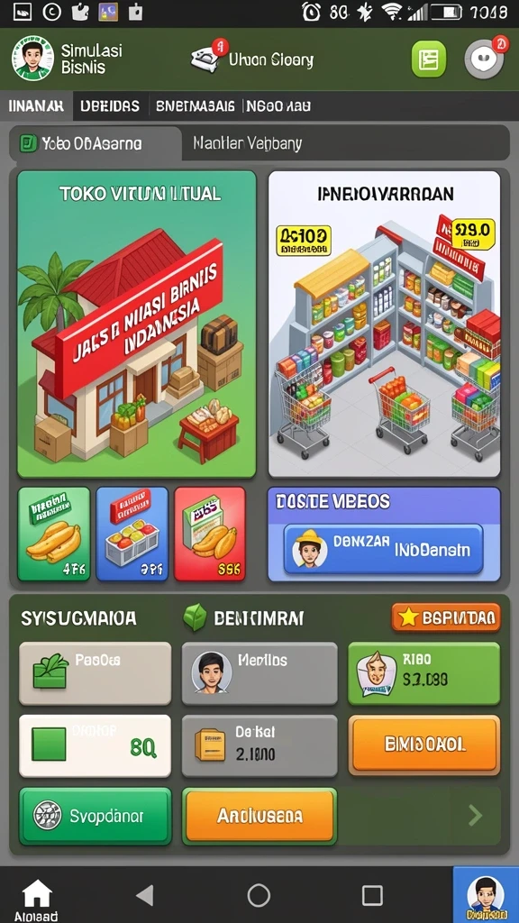 Tampilan antarmuka yang user-friendly dan menarik.