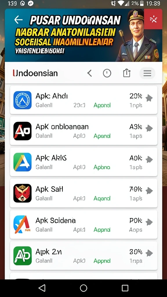 Menu pilihan mode permainan yang beragam.