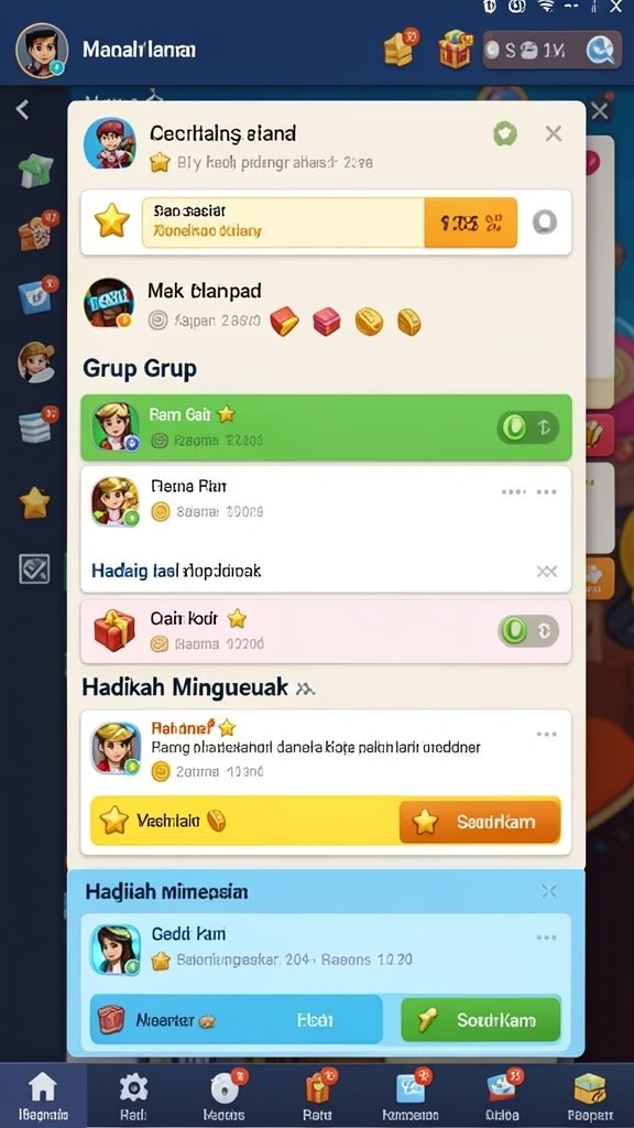 Mode permainan kompetitif yang seru dan menantang.