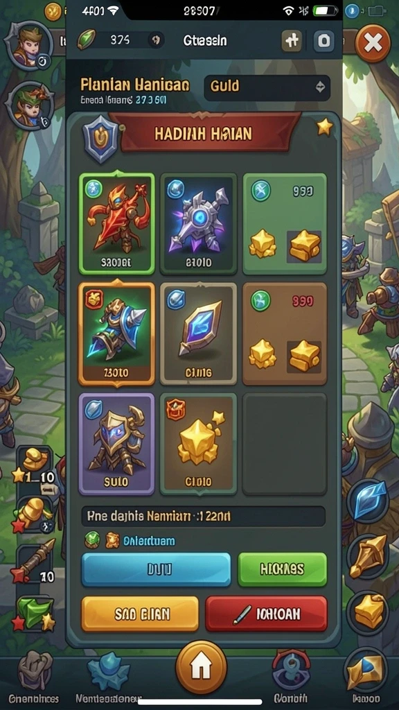 Screenshot menunjukkan fitur bonus menarik dalam permainan.